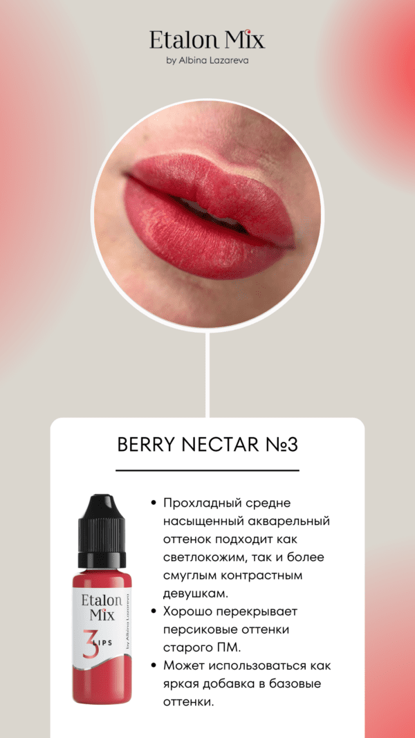 Etalon Mix Lip #3 Berry Nectar 5ml - Image 3