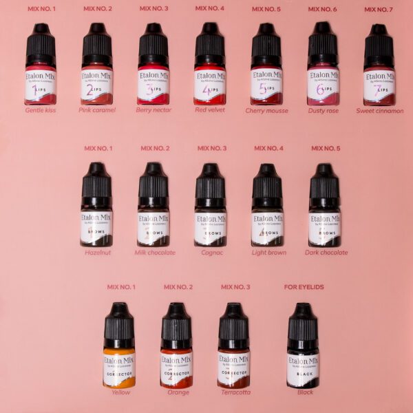Etalon Mix Complete Set Of Pigments (16 pcs *5ml) - Image 8