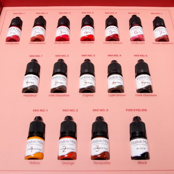 Etalon Mix Complete Set Of Pigments (16 pcs *5ml) - Image 5