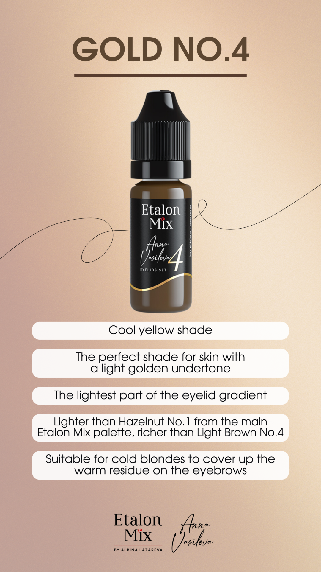 SET EYELIDS ANNA VASILEVA 4x10ml - Image 6