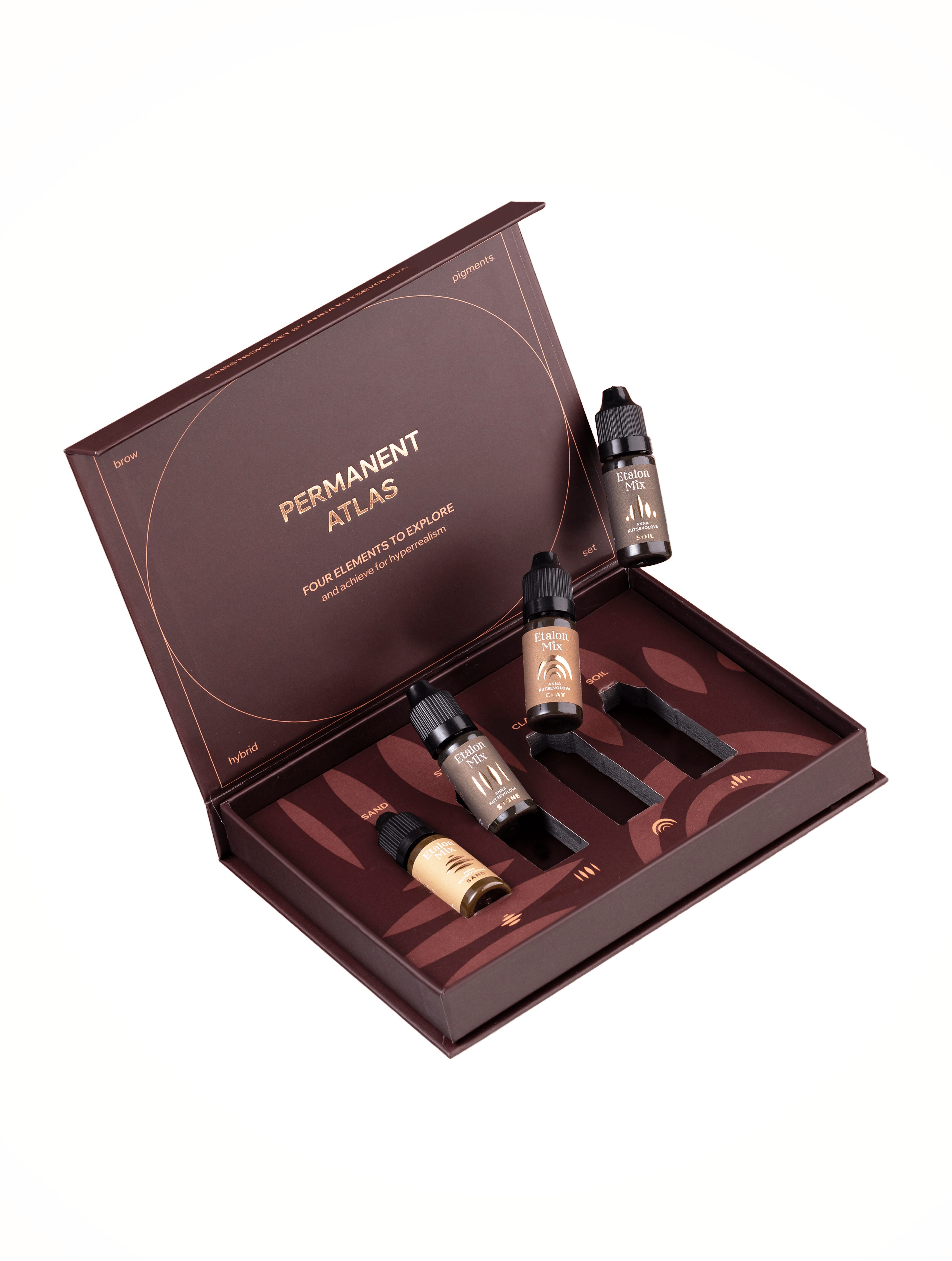 SET EYEBROWS BY ANNA KUTSEVOLOVA 4X10ml - Image 4